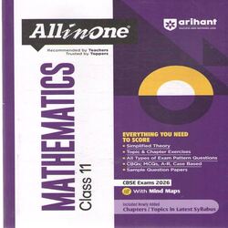 All in One Mathematics Class 11 CBSE Exams 2026 By Arihant
